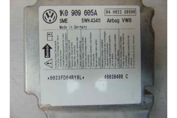 1K0909605A CENTRALITA AIRBAG VOLKSWAGEN GOLF V (1K1)(10.2003)
