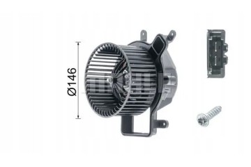 DMUCHAWA WENTYLATOR NAWIEWU AB 137 000P MAHLE Stan opakowania oryginalne