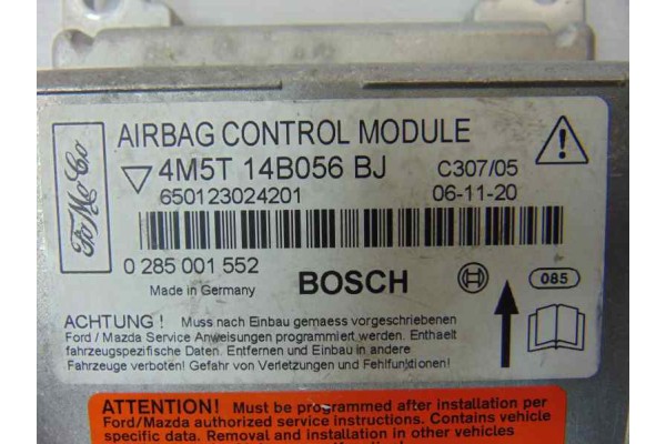 4M5T14B056BJ CENTRALITA AIRBAG FORD FOCUS BERLINA (CAP) Ambiente (D) 4M5T14B056BJ 184543 FORD - 2