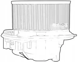 Ventilador interior Denso DEA32003