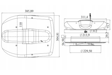 Ventilador de techo Kormas 24V 743 160 46 para autobús Łódź