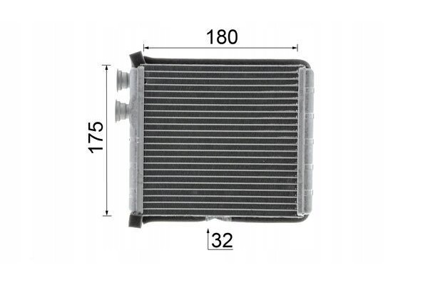 Heat exchanger interior heating MAHLE AH 298 000P Catalog number of the original LAND ROVER LR115803