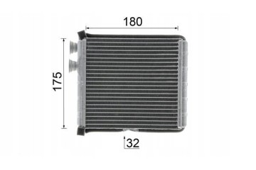 Heat exchanger interior heating MAHLE AH 298 000P Catalog number of the original LAND ROVER LR115803