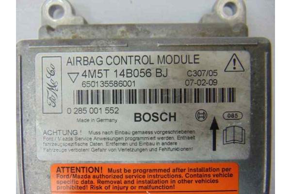 4M5T14B056BJ CENTRALITA AIRBAG FORD FOCUS BERLINA (CAP) Ambiente (D) 4M5T14B056BJ 184546 FORD - 1