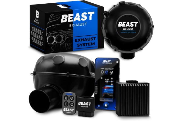 Sistema de Escape Activo Beast Sound Booster V8 con Control por Aplica