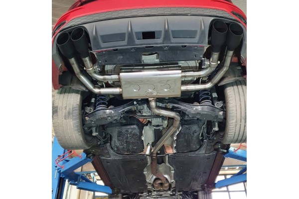 Exhaust system Audi S3 8Y Sedan exhaust silencer active stainless Catalog number of the part 64564564