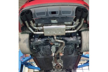 Exhaust system Audi S3 8Y Sedan exhaust silencer active stainless Catalog number of the part 64564564