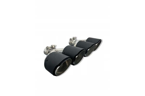KONCOWKI WYDECHU RURY 101mm dwie PODWOJNE BMW UNIWERSALNE Numer katalogowy czesci exhaust_101_s