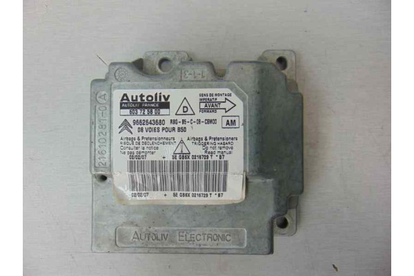 9662643680 CENTRALITA AIRBAG CITROEN C4 COUPE VTR 9662643680 184553 CITROEN - 4