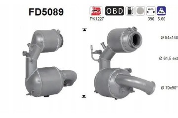 PARTICULATE FILTER FAP DPF FD5089 AS MINI Packaging status original