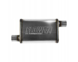 Sports silencer FLOWMASTER FLOWFX 2 25 57mm stainless steel oval 71235