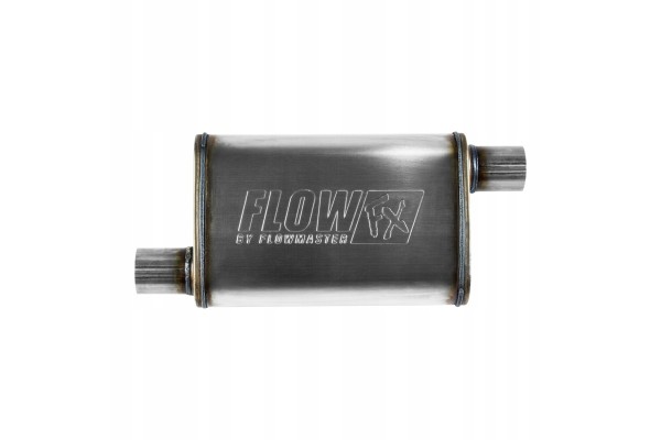Sports silencer FLOWMASTER FLOWFX 2 25 57mm stainless steel oval 71235
