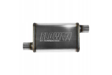 Sports silencer FLOWMASTER FLOWFX 2 25 57mm stainless steel oval 71235