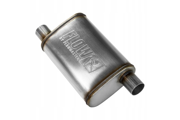 Sports silencer FLOWMASTER FLOWFX 2 25 57mm stainless steel oval 71235 Packaging status original