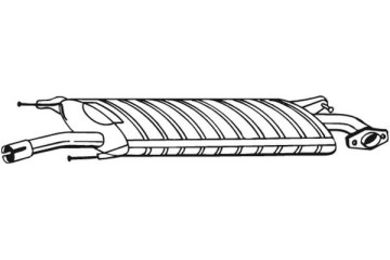 MIDDLE SILENCER BOS279 437 279 437 Car type passenger cars