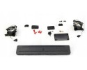 Front bumper AUDI A3 05 08 RS STYLE BLACK Catalog number of the part ZPAU04