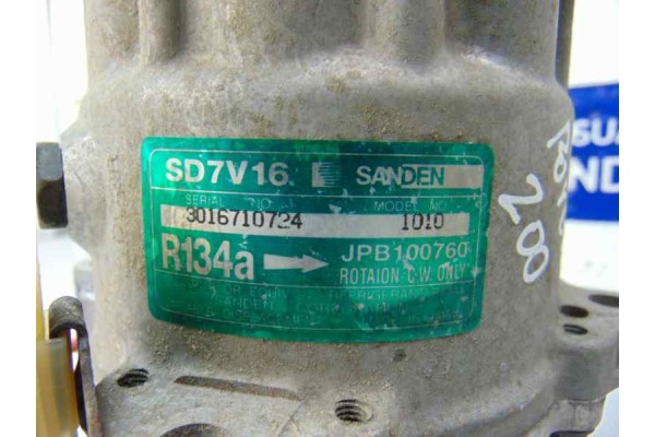 1010 COMPRESOR AIRE ACONDICIONADO MG ROVER ROVER 200 (RF) 214 Si (3-ptas.) 1998 1010 185616 MG ROVER - 4