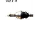 SKF VKJC8105 HALF AXLE BMW X5 E70 X6 E71 LE 637MM Catalog number of substitutes A Z Meisterteile AZMT 43 030 3305 ATI 34731 BORG