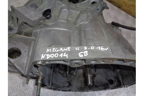 6 SPEED GEARBOX 6B RENAULT MEGANE 2 II 2 0 16V 2002 ND0014 Part manufacturer Renault OE