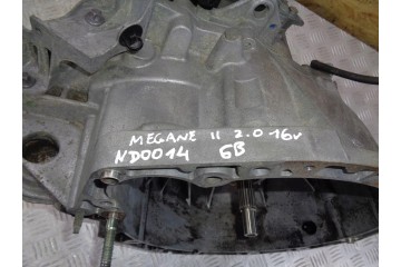 6 SPEED GEARBOX 6B RENAULT MEGANE 2 II 2 0 16V 2002 ND0014 Part manufacturer Renault OE