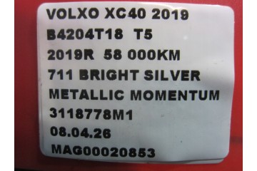 VOLVO XC40 2.0 T5 Diferencial Trasero AWD P1216552 T5401971