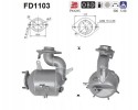PARTICULATE FILTER FAP DPF FD1103 AS TOYOTA Packaging status original