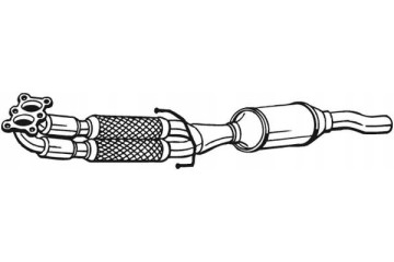 Bosal 090 037 Catalyst Catalog number of the original AUDI 1K0254500BX AUDI 1K0254505RX AUDI 1K0254507GX AUDI 1K0254509KX AUDI 1