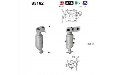 CATALYST 95162 AS TOYOTA YARIS III Packaging status original