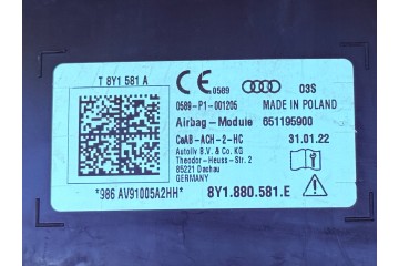 AUDI A3 S3 RS3 8Y 2020 2026 AIRBAG CUSHION SEAT LEFT FRONT 8Y1880581E Part manufacturer Audi OE