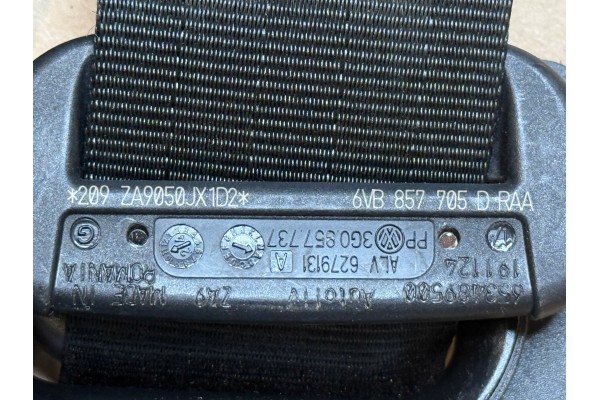 Cinturones de Seguridad Delanteros Izquierdo y Derecho para SKODA FABI