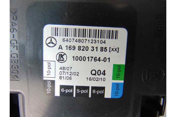 A1698203185 MODULO CONFORT MERCEDES-BENZ CLASE A (BM 169)