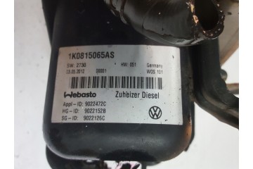 VW TOURAN 2 II 10 15r WEBASTO PARKING HEATER 1K0815065AS Catalog number of the part 1K0815065AS
