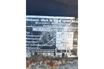 Calefactor estacionario de gasolina WEBASTO para Mercedes W126 y W124
