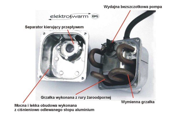 HEATER ENGINE HEATER SET Product weight with unit packaging 1 3 kg