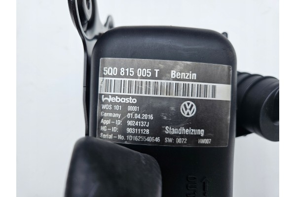 Webasto Thermo Top Evo VW Golf VII 7 Skoda Octawia III 3 5Q0815005T Waga produktu z opakowaniem jednostkowym 7 kg