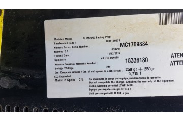 Compresor de Aire Acondicionado de Aparcamiento de Techo Slimcool TRP 