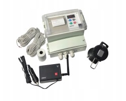 TEMPERATURE THERMOGRAPH ESCO DR202 WITH PANEL 2 sensors certificate