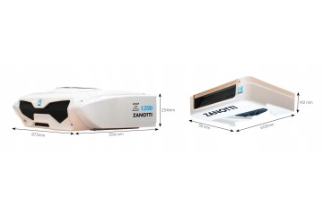 ZANOTTI Z120E R134a refrigeration unit with battery drive Quality of parts according to GVO Q original with factory logo OEM OES