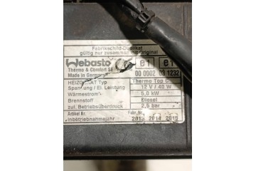 Calefactor estacionario (Webasto) Hyundai H-1, Starex, Satellite 00000