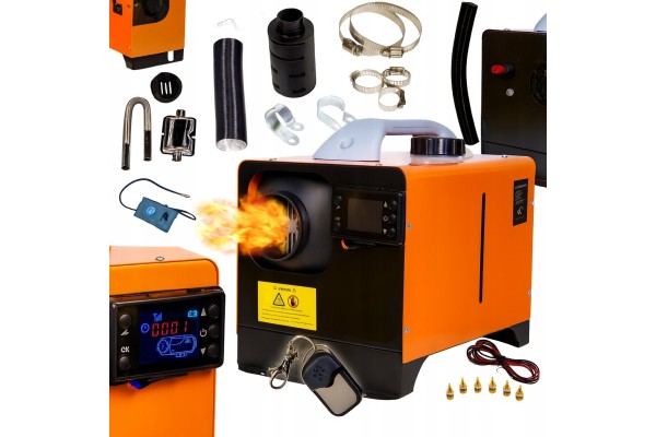 POWERFUL BLOWER 8KW HEATER power supply 12 230 diesel OIL HEATING