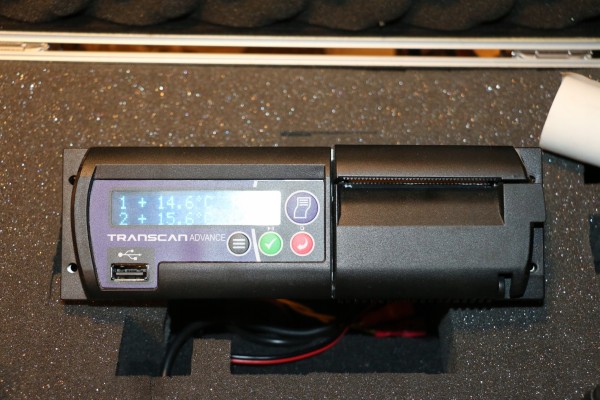 THERMOGRAPH TRANSCAN ADVANCED USED printer working Catalog number of the part 12 00752 04
