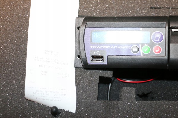 THERMOGRAPH TRANSCAN ADVANCED USED printer working Product weight with unit packaging 5 kg