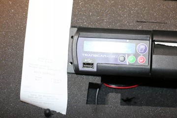 THERMOGRAPH TRANSCAN ADVANCED USED printer working Catalog number of the original 12 00752 04