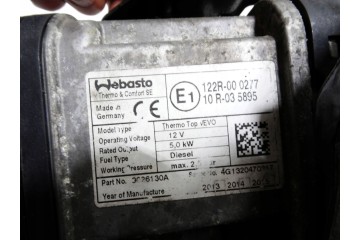 VW SHARAN 7N SEAT ALHAMBRA II WEBASTO PARKING HEATER 7N0815065T Product weight with unit packaging 1 kg