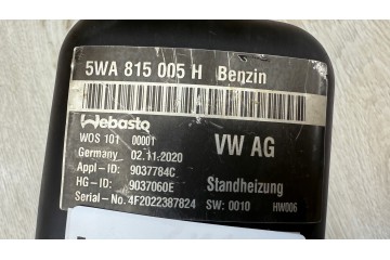 WEBASTO PARKING HEATER VW GOLF 8 VIII TIGUAN SEAT AUDI K74 86L Car type passenger cars
