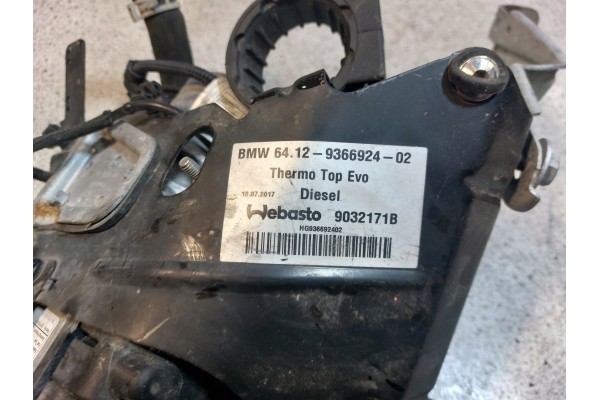 BMW X3 G01 X4 G02 WEBASTO OGRZEWANIE POSTOJOWE DIESEL 9366924 Typ samochodu Samochody osobowe