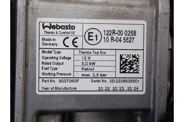 Calefacción estacionaria Webasto 5Q0815005AL para Skoda Karoq 1.5 TSI