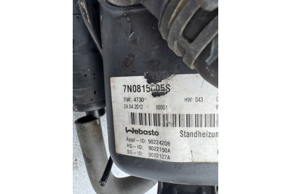 VW sharan seat alhambra Webasto kompletne panel 7n0815005S Producent czesci Webasto