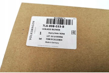 Repair kit webasto VW California T6 7T0898033B New original Car type passenger cars