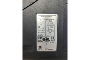WEBASTO PARKING HEATER AIRTRONIC M D4S 40W 24V 4KW EBERSPACHER Catalog number of the part airtronic m d4s